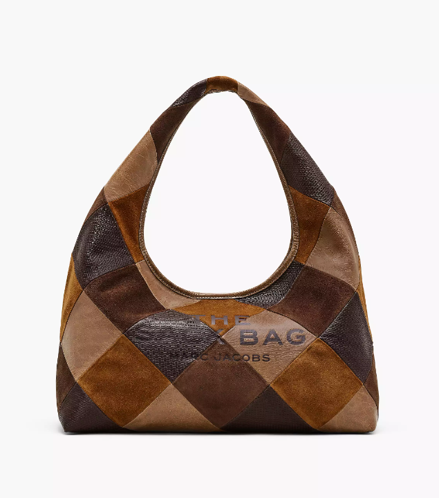 Bolso Sack de ante con patchwork